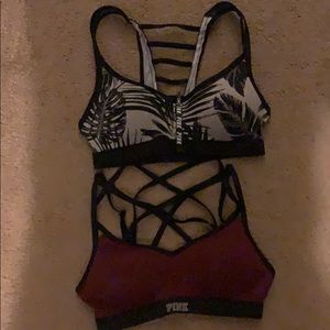 2 Pink VS Ultimate Sports Bras Ultimate Push Up